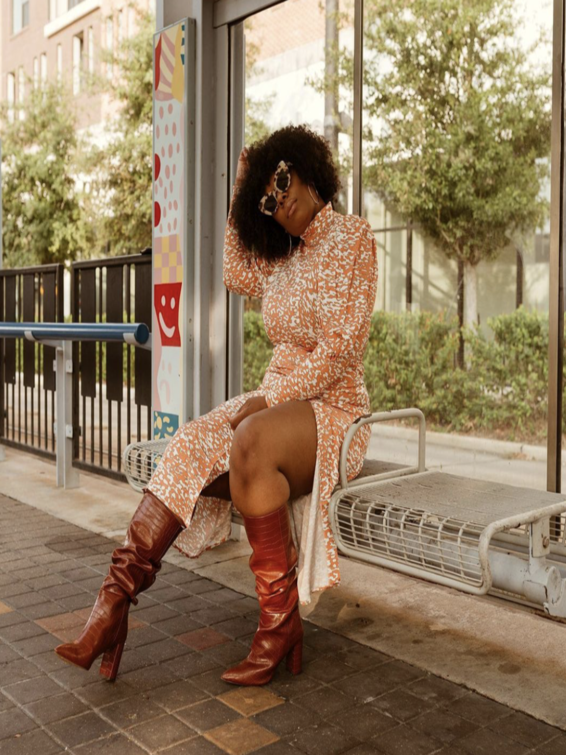 Puff Sleeved Dress