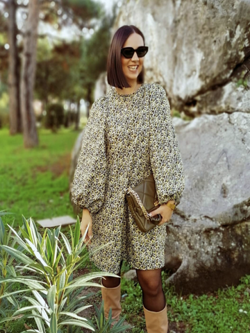 Puff Sleeved Dress