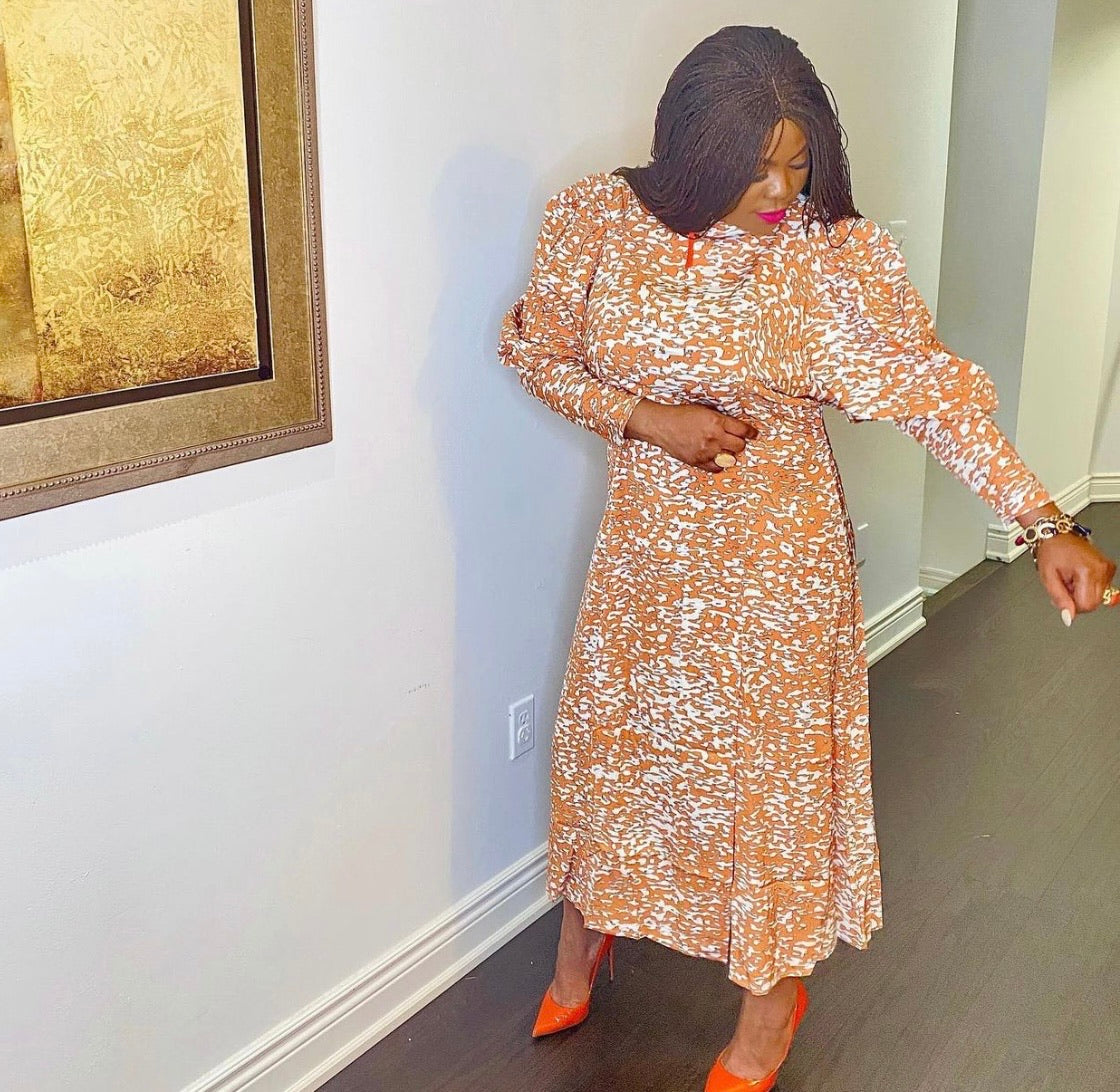 Puff Sleeved Dress
