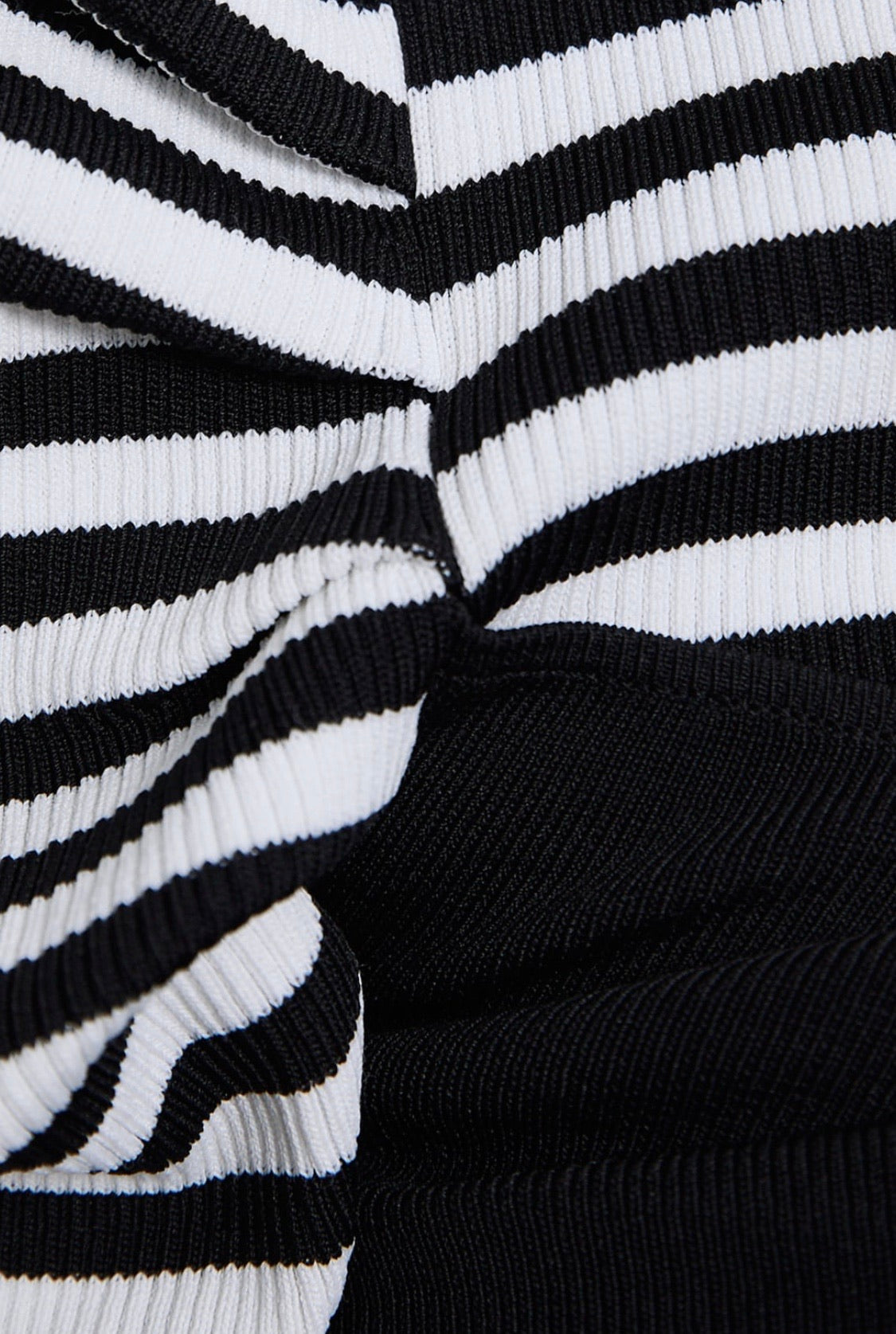 Stripe Knit Crop Top
