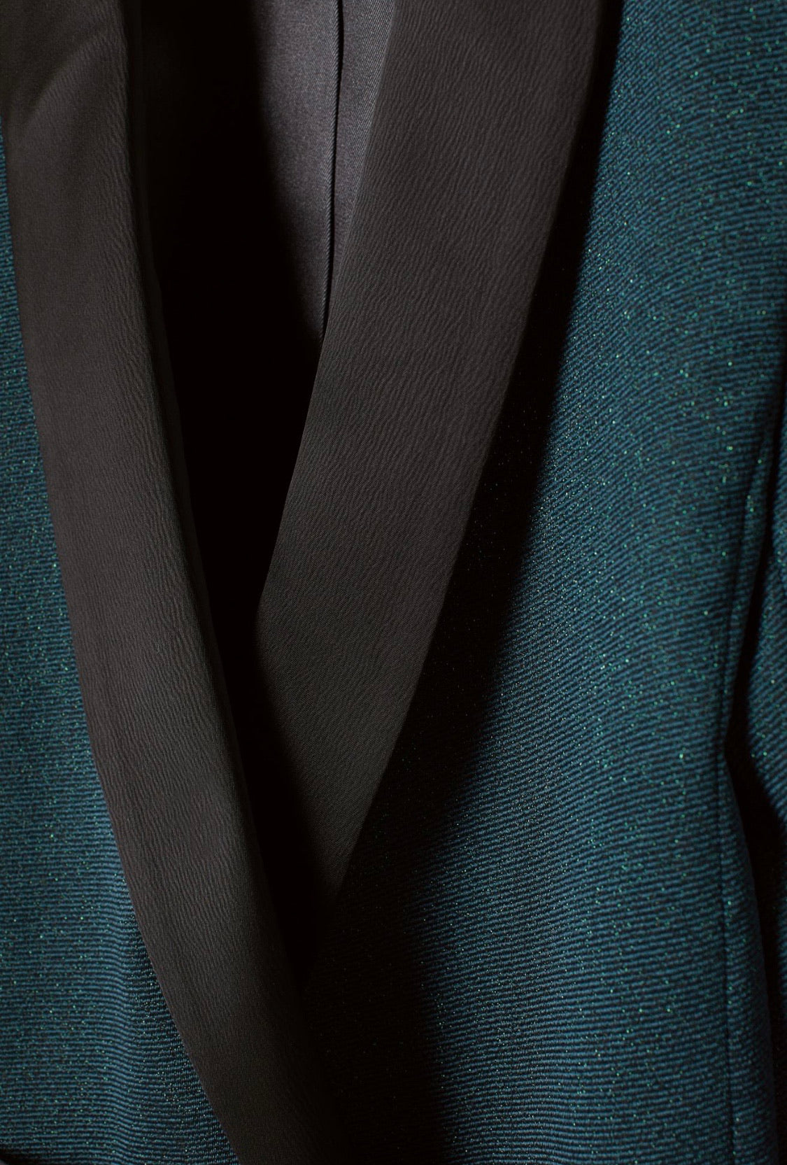 Tuxedo-Collared Coat